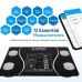 Digital Weight Scale, Bluetooth Body Scale with 13 Body Composition Analyzer, LED Display, Mobile APP (Black) - YLY084 